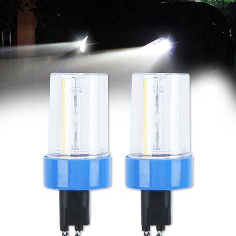 Lot de 2 ampoules xénon H11 55 W 5500 K haute intensité pour phares HID (1/5)