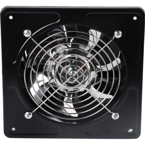 6" Ventilateur Extracteur D'air Diamètre du Trou de Perçage 150mm Extracteur D'air 40W Ventilateur D'extraction Mural Pour Cuisine Salle de Bain (1/5)