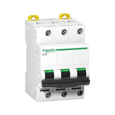 Acti9 DT40 A9N21043 disjoncteur - 3P - 6A - courbe C - 6kA