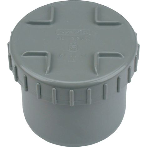 Tapón de inspección pvc Wavin 3025798 impermeable tapa extraíble