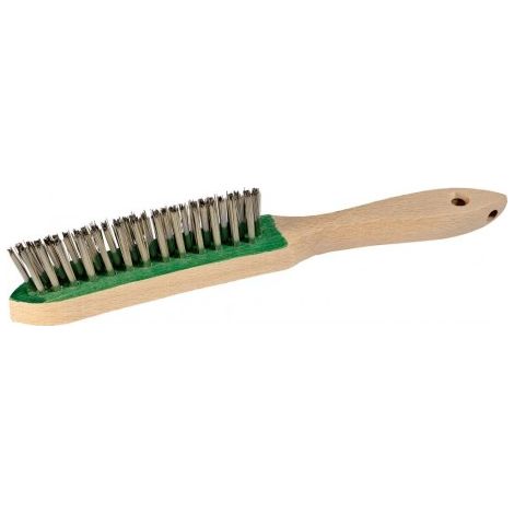 Brosse à soudures CrNiMo lisse 3 rangs 0,3mm ZEINTRA 1 PCS (1/2)