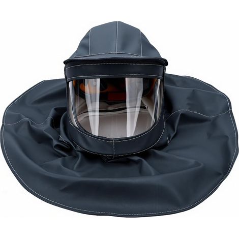Sandblasting hood, protective equipment, resistant to (1/5)