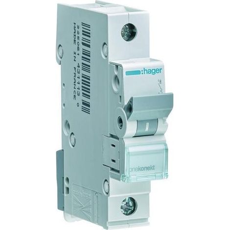 Leitungsschutzschalter Hager 1p, C25A, 6kA, MCN125 (1/5)