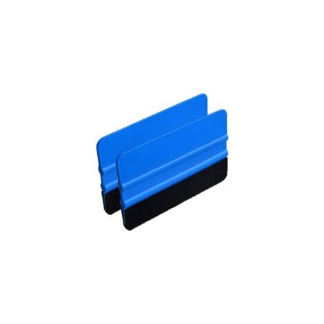 Raclette en vinyle durable de 4 pouces avec bord en feutre noir, pour vitres autocollantes en vinyle, nettoyant professionnel anti-rayures