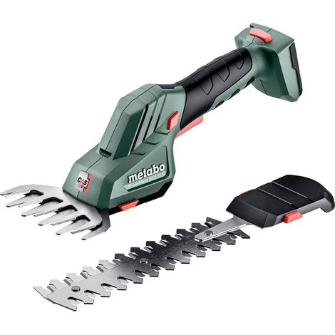 Metabo POWERMAXX SGS 12 Q Forbice Rifilaerba e Siepi a Batteria 12V Li-Ion lama siepi 20cm senza batteria colore Nero Verde Rosso (1/7)