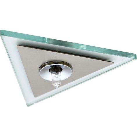 Spot plafond triangle chrome 1xG4 20W Candellux PO-04