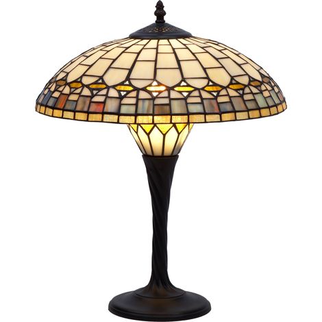 Tischleuchte mit Opal-Durchmesser 40 cm, Quarz-Serie