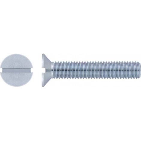 Caja de 250 tornillos zincados M6x50mm din 963