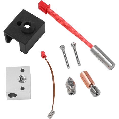 Kit bloc chauffant aluminium 3D haute température, gorge bimétal 24V 40W pour imprimante Ender3 S1 (1/5)