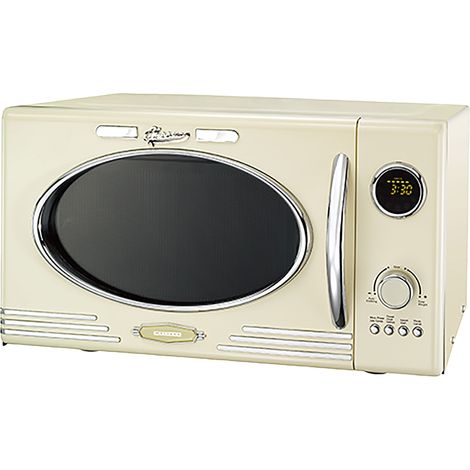 MELISSA Mikrowelle 16330128, 800 W, 23 L, mit Grill-Funktion, creme