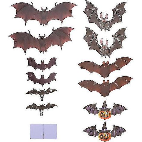 48 pegatinas de Halloween para decoración de Halloween (1/3)