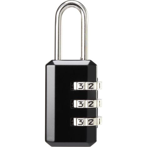 SYGONIX SY-5044452 CADENAS 22 MM NOIR AVEC SERRURE À COMBINAISON (1/3)