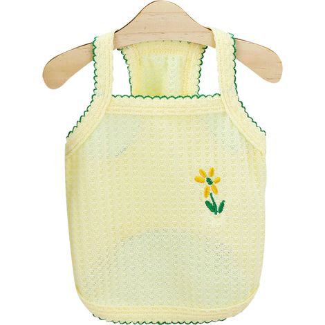1 robe pour chien, tenue d'été légère et respirante, pour chiens et chats de petite à très grande taille, vêtement doux en coton-polyester (1/5)