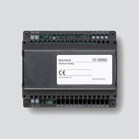 Gegensprechanlage siedle schwarz kompakte Abmessungen 107x60x89 mm (1/2)
