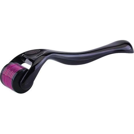 Rullo Derma Roller 540 in acciaio inox per viso, corpo e barba, per uso domestico, con custodia, 0,50 pollici. (1/5)