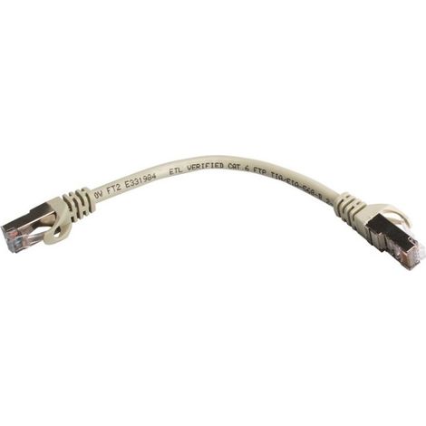 Cordon RJ45 Cat6 FTP 0.2m - Digital electric 07266