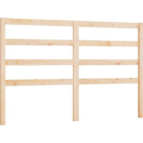 Maison Exclusive - Testiera per Letto 141x4x100 cm in Legno Massello di Pino (1/5)