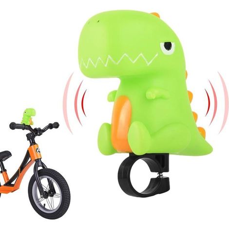 Sonnette Velo Enfant, Klaxon Velo Enfant - AUCUNE - Accessoire Velo Enfant, Squeeze Horns pour Vélo d'enfant - Dinosaure (1/5)