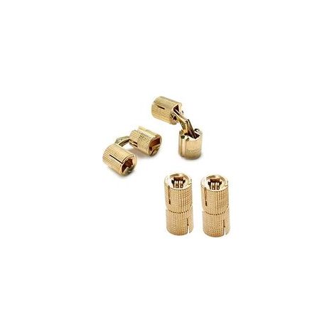 Lot de 4 Charnières Cylindriques Charnière Invisible Laiton Tonneau Charniere Charnière Invisible Cylindrique Charnières en Cuivre pour Boîte À Bijoux Boîte cadeau (1/5)