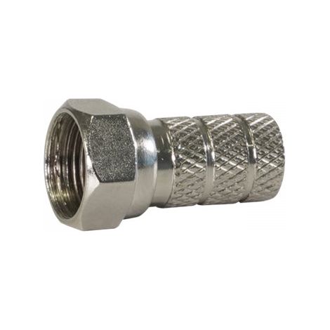 Conector de antena Televes fst50 plateado 5 mm