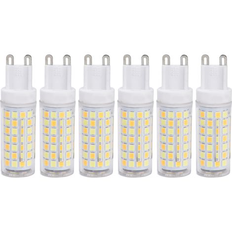 Stück 90-LED-G9-Glühbirnen, 9 W, 220 V, dimmbar, warmweißes Licht, für Kronleuchter, Decken- und Wandbeleuchtung (1/5)