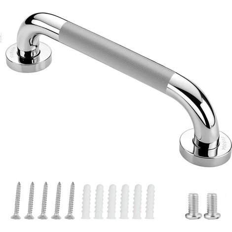 Rutschfester Haltegriff aus Edelstahl 304 für den Innen- und Außenbereich, Küche, Schlafzimmer, Badezimmer, Dusche und Treppenhaus, 30 cm, 1 Stück