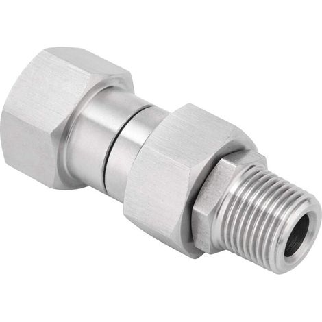 Schwenkbarer Anschluss für Hochdruckreiniger, metrisches Gewinde M22 14 mm, Edelstahl, 4500 PSI (1/4)