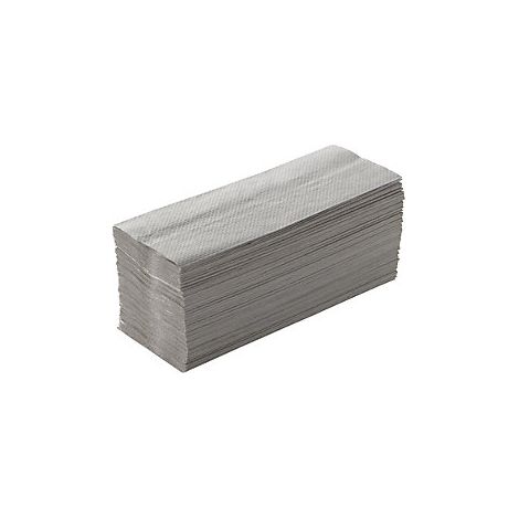 Toallas plegadas en C  de 1 capa  blanco natural  UE 3550 (1/3)