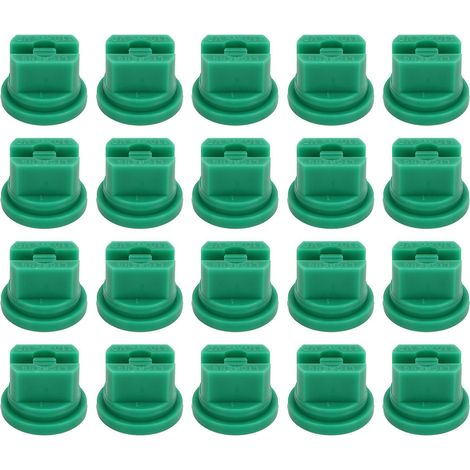 Verdant Touch Plastic Flat Fan Spray Tip Flat Fan Spray Tip Nozzle, 20pcs High Pressure Plastic Agricultural Sprayer Nozzle for Plant Protection (1/5)