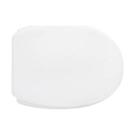 SIÈGE DE WC POUR CUVETTE KERASAN ELKA FORMA 6 Dimensions : Blanc - Charnières à anneaux