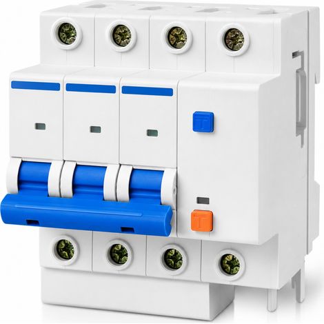 Disjoncteur différentiel 3P+N 6A courbe C 6kA EN61009 (1/5)