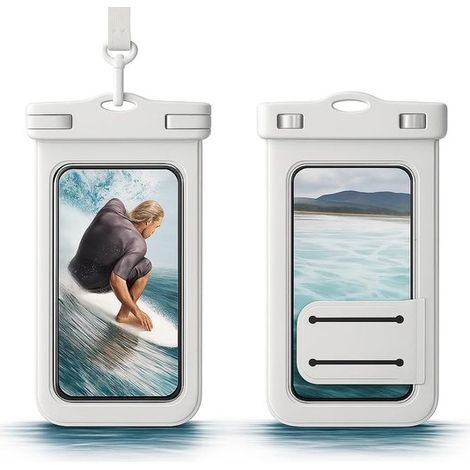 Custodia impermeabile per telefono per nuoto, impermeabile IPX8, custodia subacquea compatibile con iPhone 16, 15, 14, 13, 12 Pro, XS, Samsung S24, S23, S22, H (1/5)
