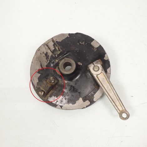 [PRODUIT D'OCCASION] Tambour flasque de frein origine pour moto Yamaha 125 YZ 1982 (1/2)