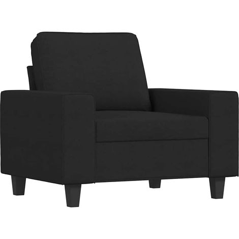 Maison Exclusive - Poltrona Nera 60 cm in Tessuto (1/5)