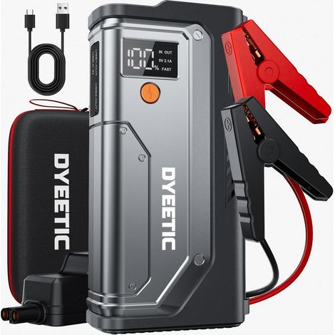 Starthilfe Powerbank 7000A 12V Auto Booster für Benzin/Diesel mit LED, Powerbank mit Starthilfekabel (1/5)