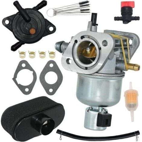 Compatible avec carburateur 15004-0818, filtre à air et pompe à carburant pour moteurs Kawasaki spécifiques : FS481V, FH580V, FS541V, FR600V, FS600V, 15004-0827, 15004-0822, 15004-7060, 15004-7053 (1/4)