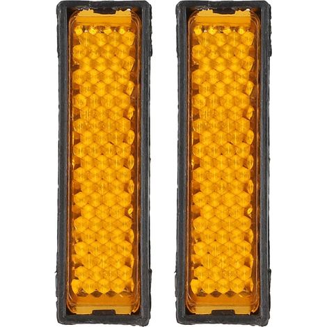 Pédales réfléchissantes jaunes pour camions-bennes, pédales réfléchissantes pour une conduite nocturne en toute sécurité, accessoires réfléchissants pour vélos (1/5)