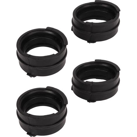 [Kit Joints de Carburateurs] 4 Joints en Caoutchouc Noir pour Honda VTR250 VT250 MC20 VT250F VTZ250 Magna, Pièce Remplacement Intake Manifold Boots (1/5)