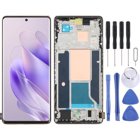 Original AMOLED LCD screen with frame, compatible with Infinix Zero 30 4G X6731B (1/4)