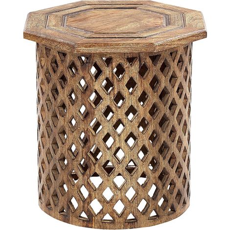 Side Table KHANPUR Mango Wood Brown
