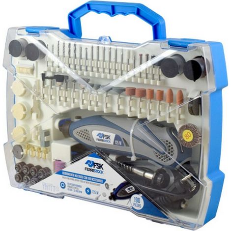 Ferrestock FSKMT190 Kit de herramientas multifuncionales 135W plata