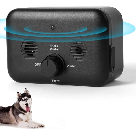 Dispositivo antiabbaio per cani, dispositivo di controllo dell'abbaio, deterrente ricaricabile da 10 m per cani di piccola e grande taglia all'aperto, 3 frequenze regolabili (1/5)