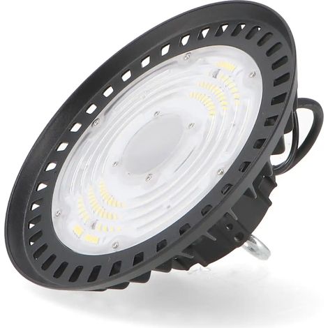 IluminaShop - Campana Industrial LED UFO Chip Osram 100W 180Lm/w IP65 Regulable 110V  Blanco Neutro 4000K (1/3)
