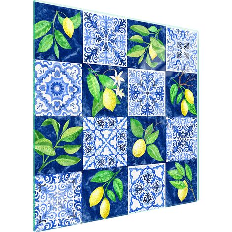 GLASSCHUTZPLATTE FÜR HERD 50x52 MOSAIK