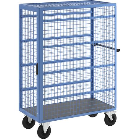 eurokraft pro, Armoire roulante grillagée, 4 rails permettant (1/5)