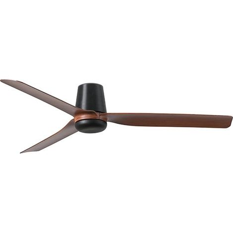 Punt Tub m Ø1300mm Negro 3 Palas Nogal Cm 132x132x20,7 Faro Faro 33831
