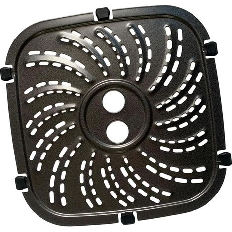 Teglia da forno in fibra di carbonio per friggitrice ad aria - con clip - lavabile in lavastoviglie - include 6 clip (1/2)
