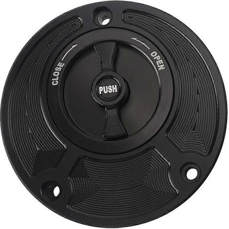 Bouchon de réservoir d'essence universel à ouverture rapide pour moto, noir (1/5)