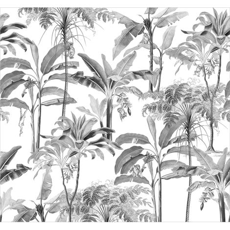 Art for the Home - Fototapete Milou - Grau - 300x280cm