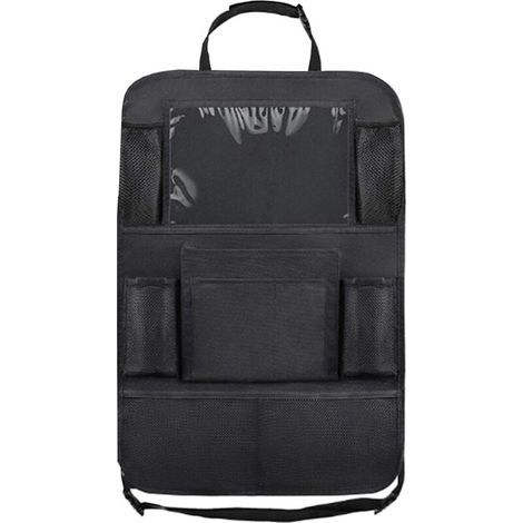 Wasserdichter Autositz-Organizer, schwarz (1/4)